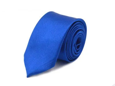 casual solid color polyester yarn unisex tie