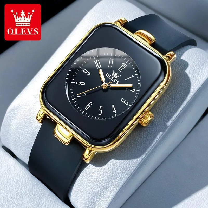 Simple Style Solid Color Buckle Quartz Women's Watches