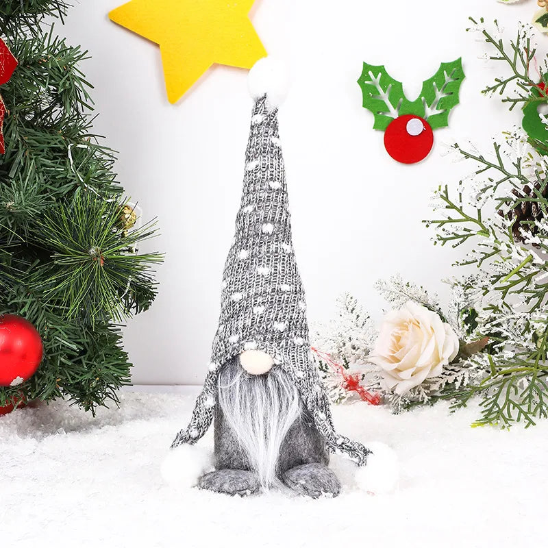 Christmas Cartoon Style Pastoral Color Block Holiday Festival Ornaments