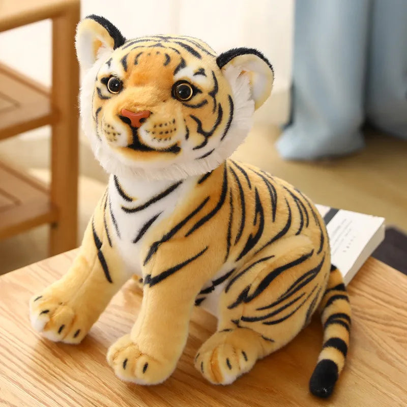 wholesale big goods simulation tiger doll Tiger year mascot plush toy tiger Doll Doll generation hair