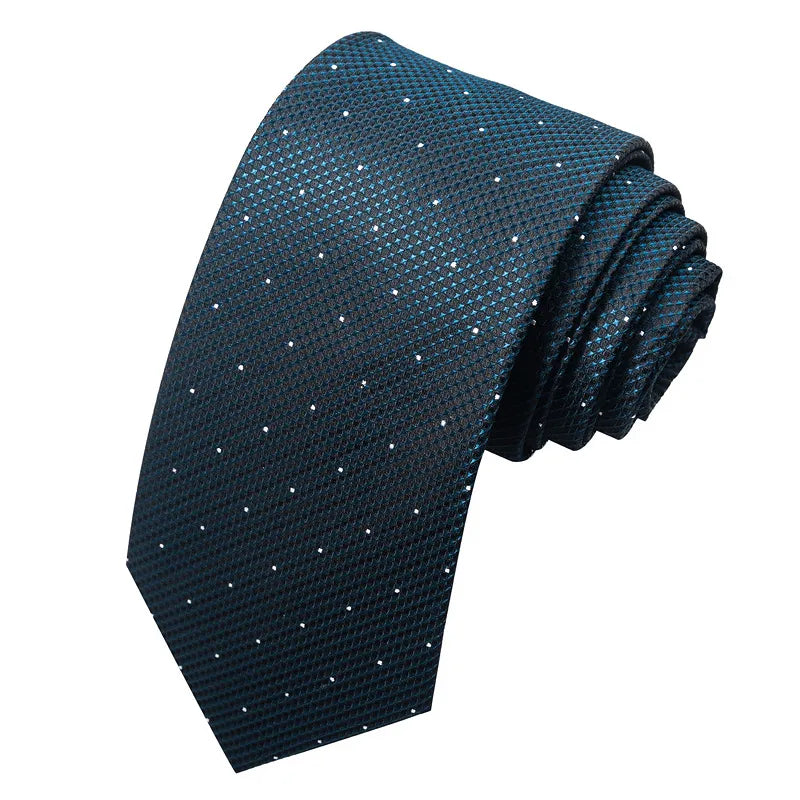 business formal solid color cashew nuts flower polyester yarn men's tie