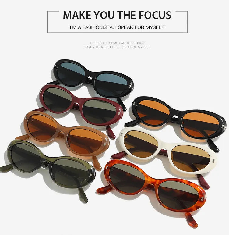 Vacation Classic Style Geometric Pc Cat Eye Full Frame Women's Sunglasses