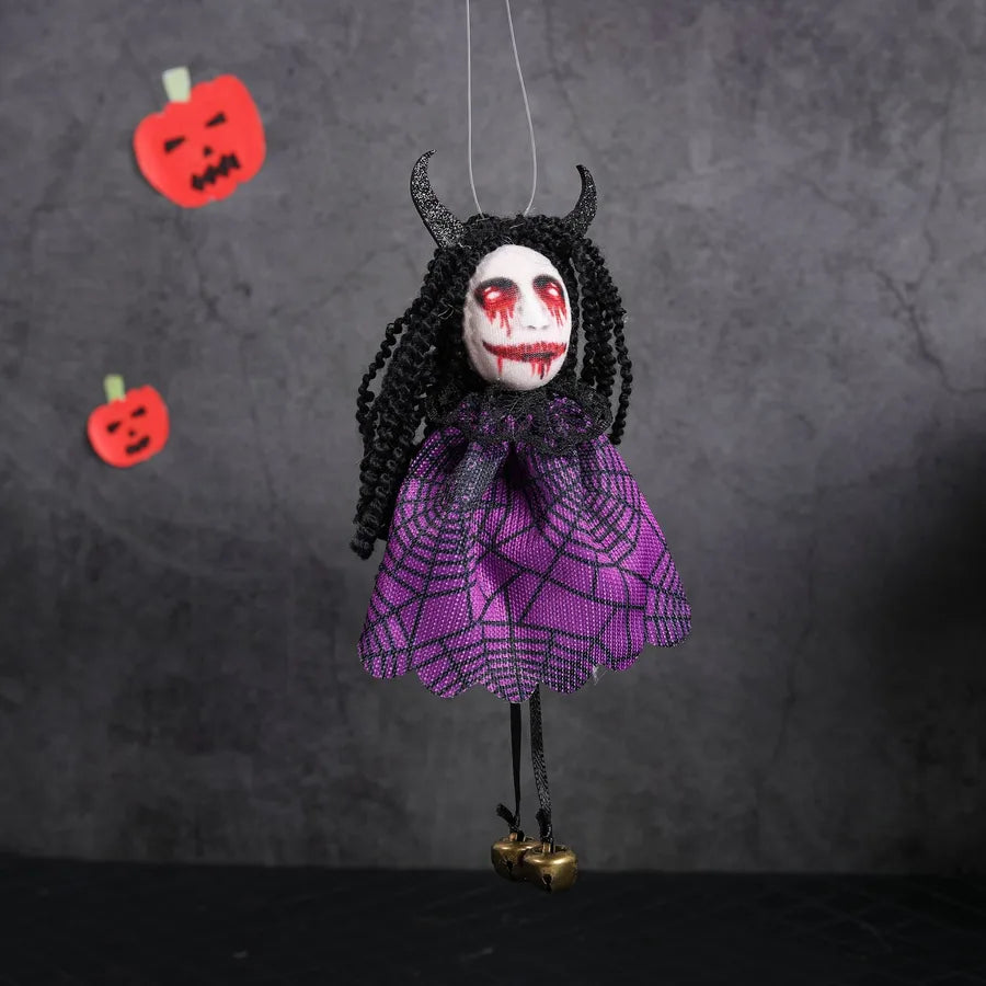 halloween funny color block cloth masquerade carnival decorative props
