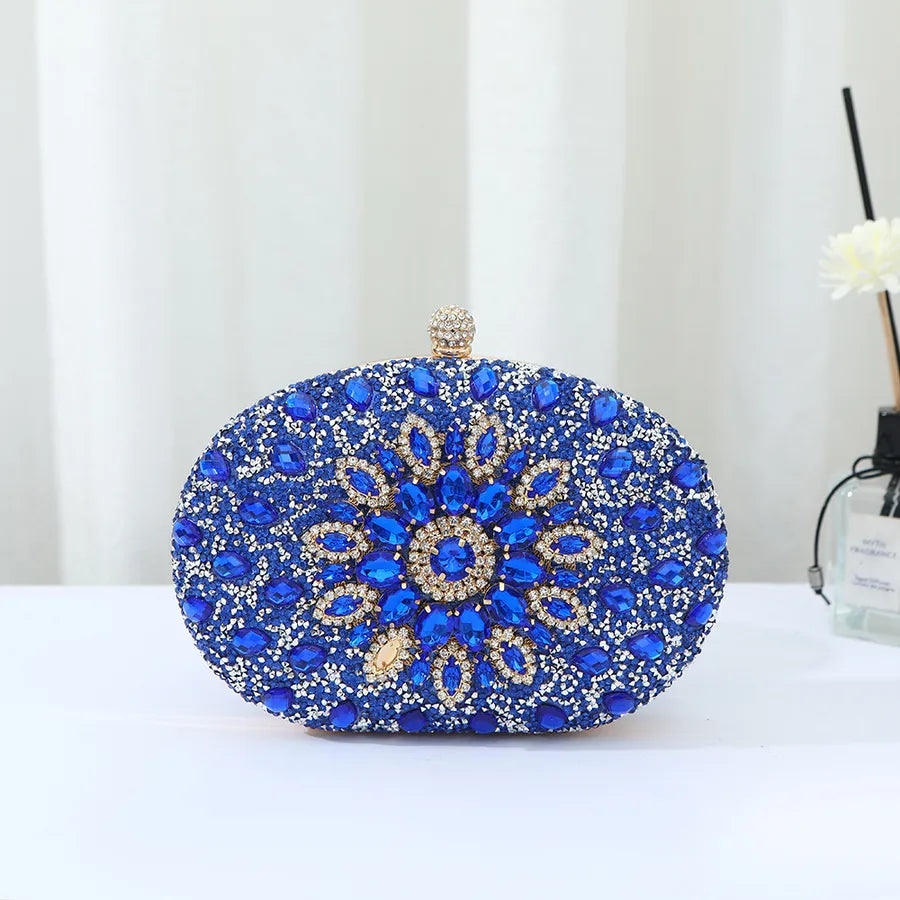 Hot-selling Evening Bag Sunflower Diamond-encrusted Party Clutch Bag Fashionable Personalized All-match Bag Women's Shell Bag