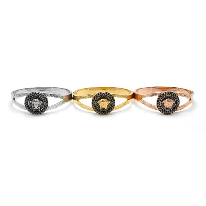 Simple Style Roman Style British Style Animal Titanium Steel Men's Bangle Men Cuff & Bangle