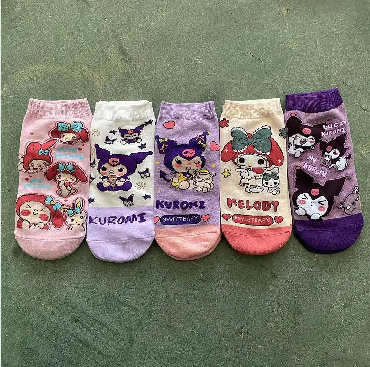 Casual Elegant Women's Dog Cotton Ankle Socks 1 Set