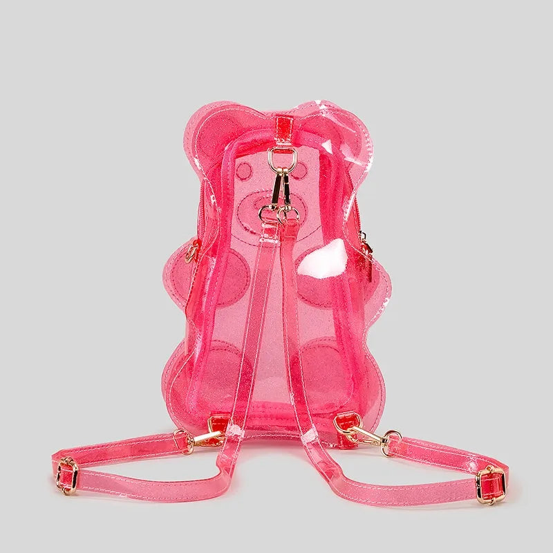 Cartoon Bear Casual Jelly Bag