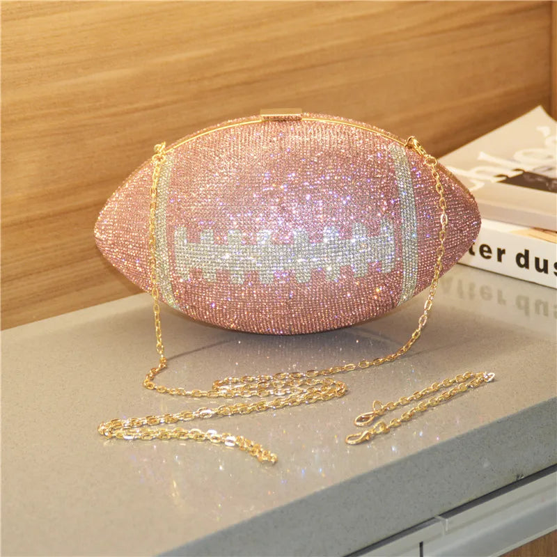 bag rhinestone dinner bag female rugby plastic Diamond Ball party banquet bag evening bag female