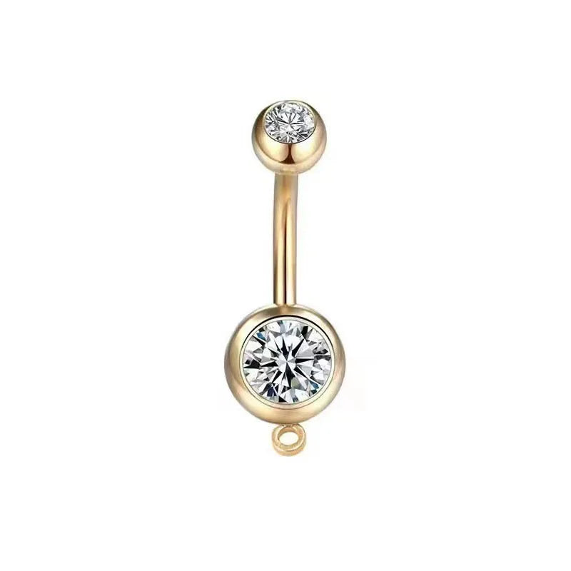 Human body piercing jewelry navel nail  hot selling navel ring  classic navel buckle wholesale manufacturers navel nail