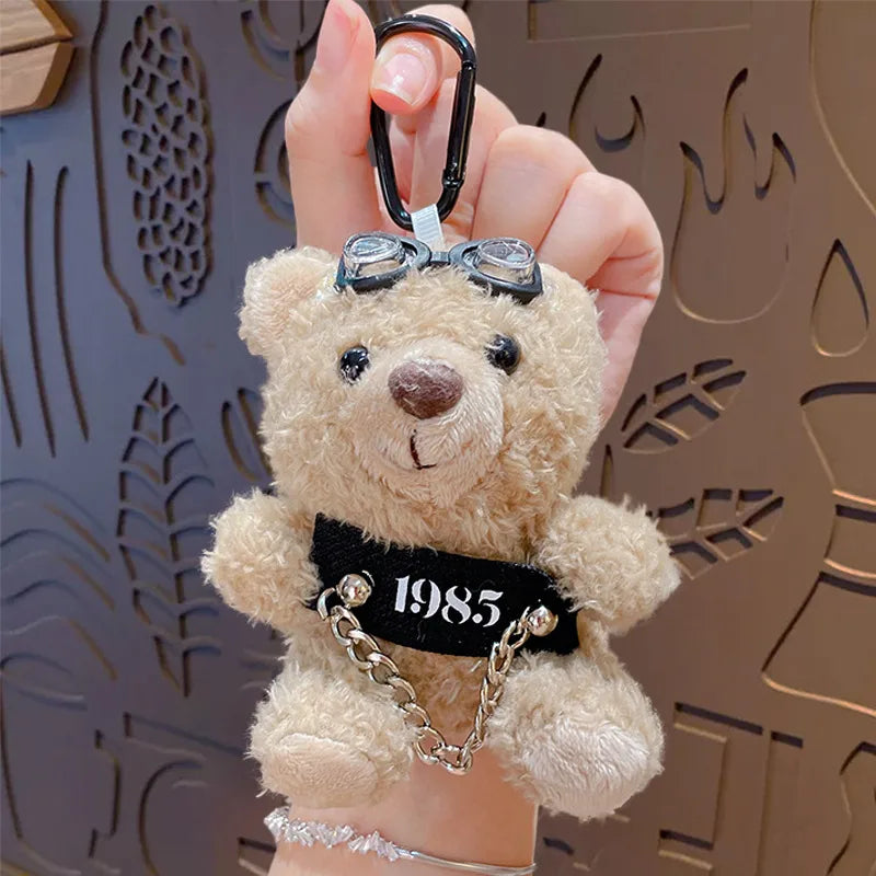 1 Piece Cute Bear Plush Unisex Bag Pendant Keychain