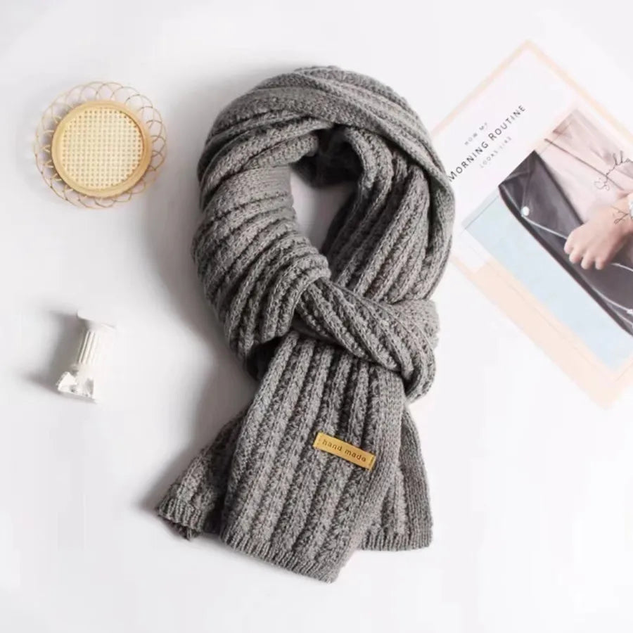 Women's Simple Style Stripe Cotton Scarf