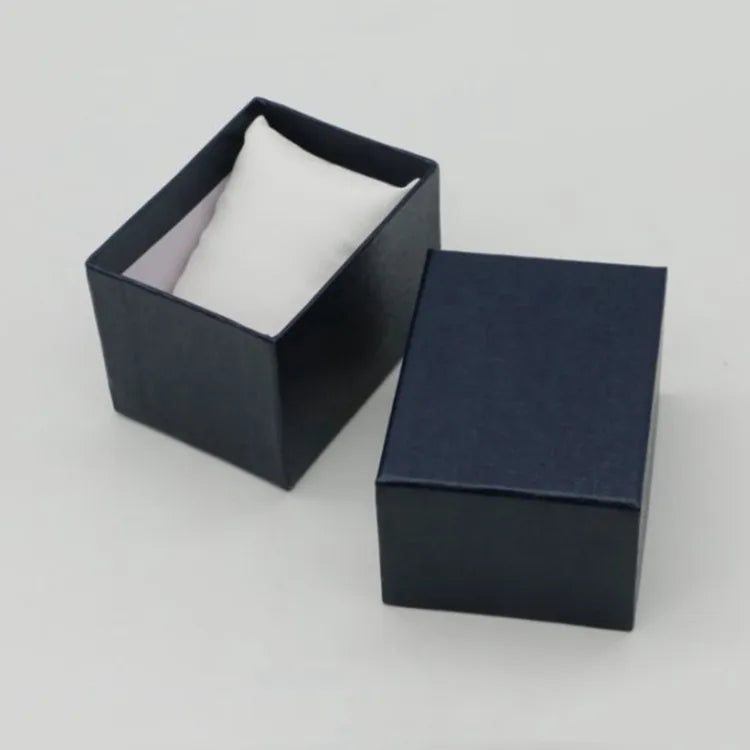 Fashion litchi grain paper box watch box heaven and earth cover jewelry bracelet display gift packaging storage box printable LOGO