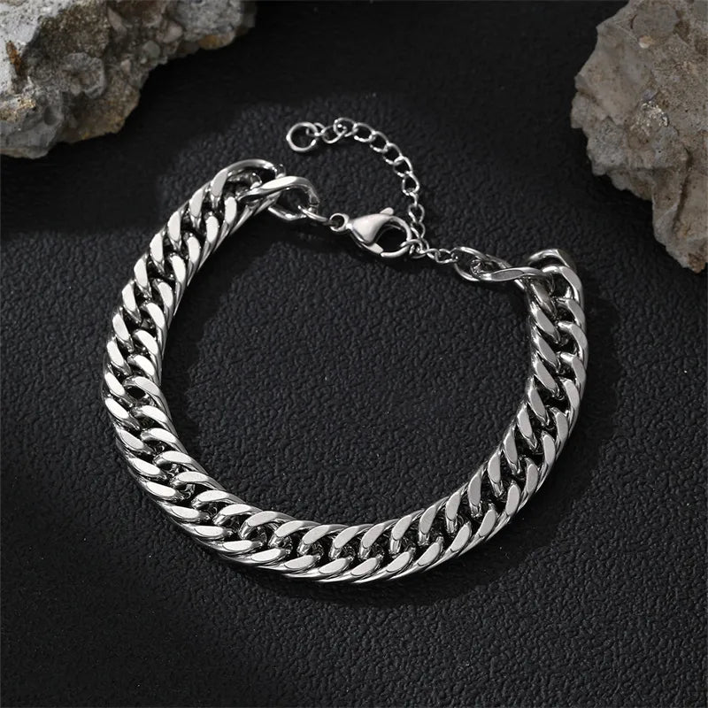 Casual Punk Cool Style Leaf Skull Pu Leather Alloy Halloween Men's Bracelets