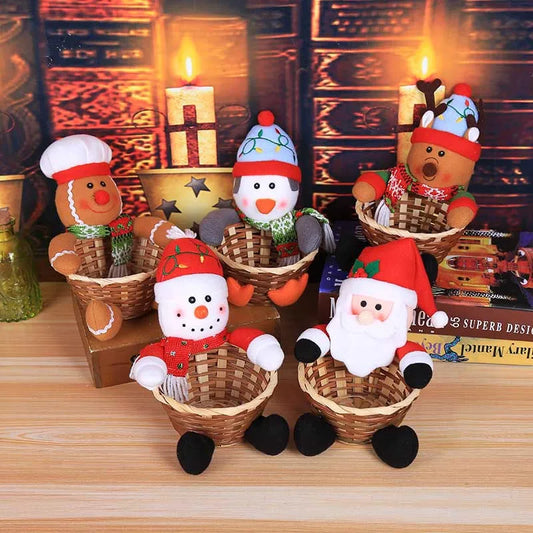 christmas cute santa claus gingerbread snowman bamboo strip party gift wrapping supplies