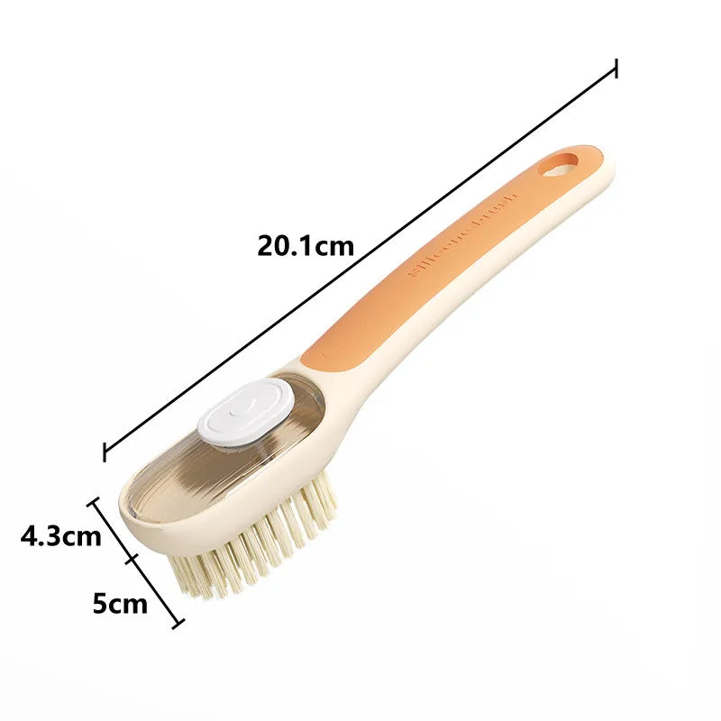 Casual Elegant Solid Color PET Nylon Yarn Cleaning Brush Household & Cleaning Supplies