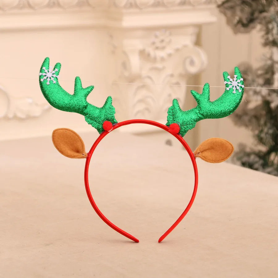 Christmas Cute Snowman Antlers Elk Nonwoven Party Festival Hair Band Costume Props Party Accessories