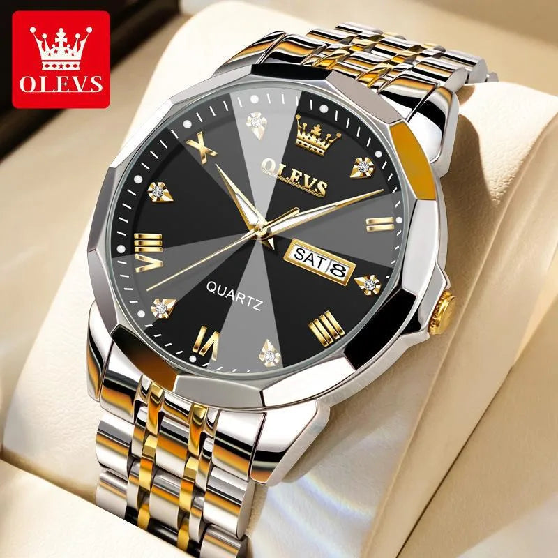 Simple Style Solid Color Butterfly Double Snap Quartz Women's Watches