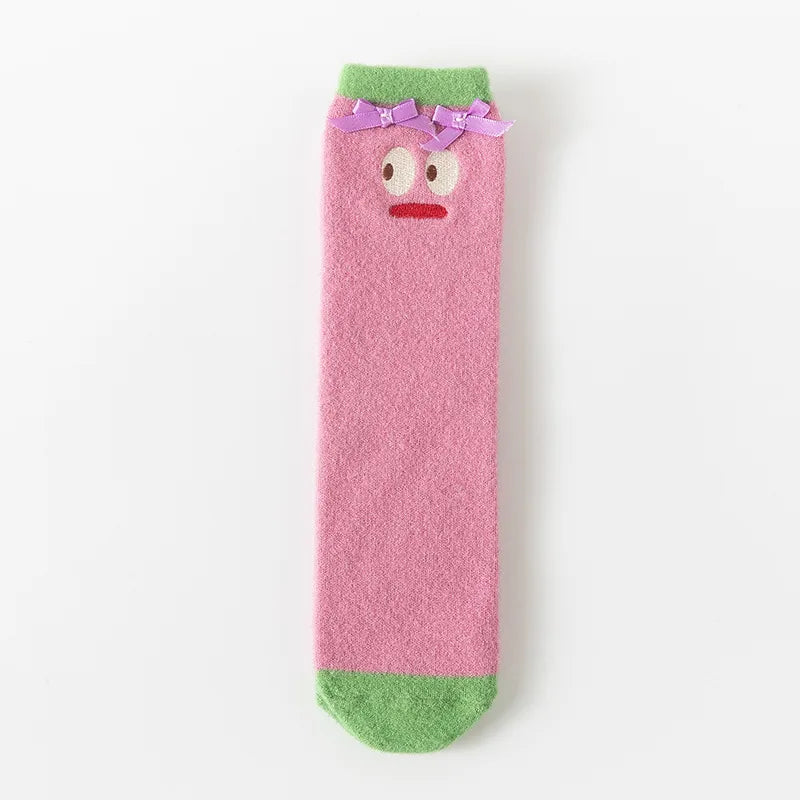 Sweet Women's Cartoon Polyester Ankle Socks A Pair