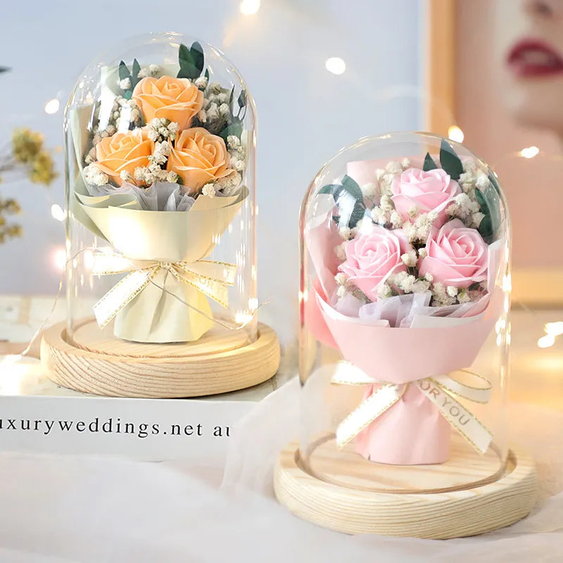 Valentine'S Day Romantic Rose Soap Flower Artificial flowers