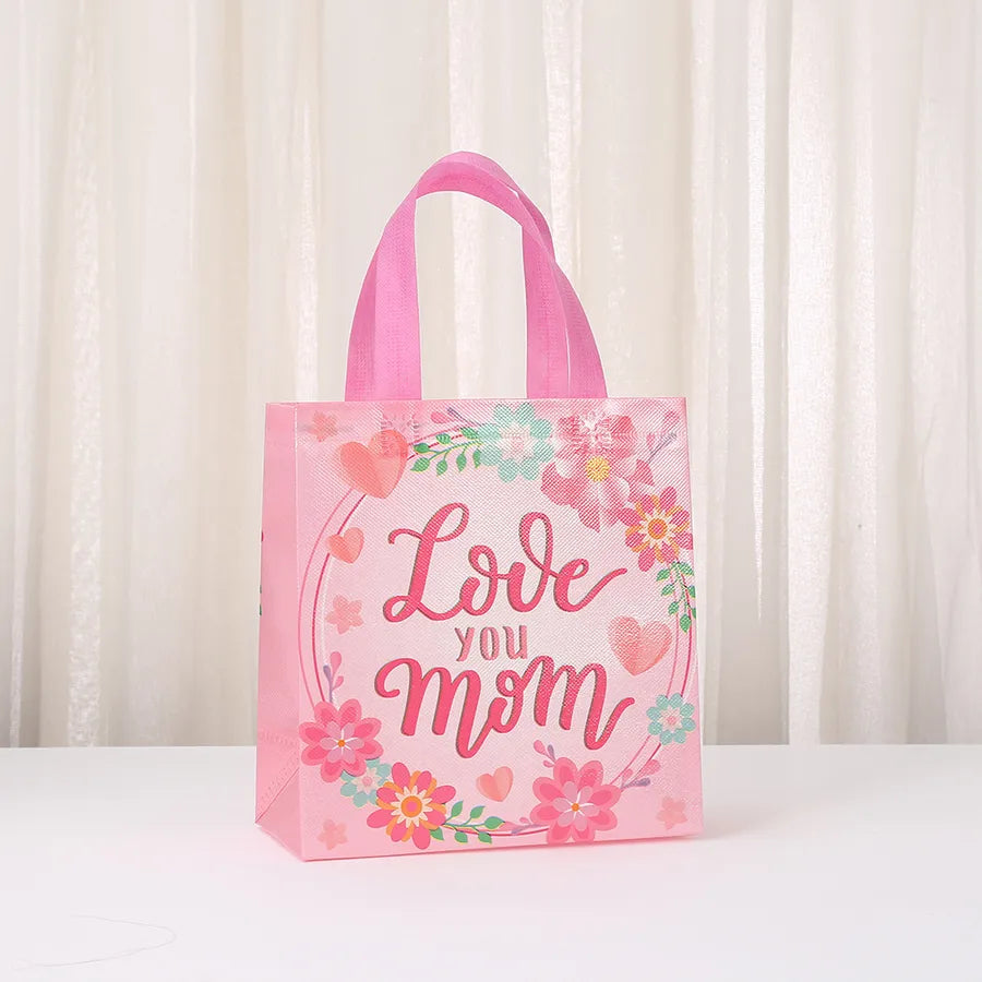 Mother'S Day Business Letter Nonwoven Holiday Banquet Travel Gift Bags Party Supplies Gift Wrapping Supplies 1 Piece