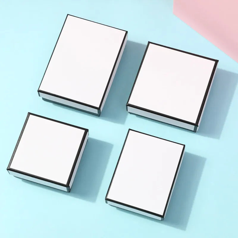 1 Piece Paper Basic Simple Style Daily Square Jewelry Boxes