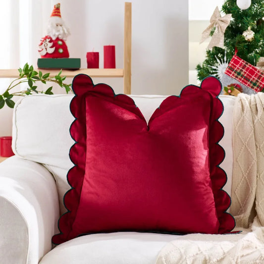 Christmas Deer Pillow Nordic Ins Style Sofa Living Room Decorative Cushion Cover Holiday Decoration Simple Printed Throw Pillow
