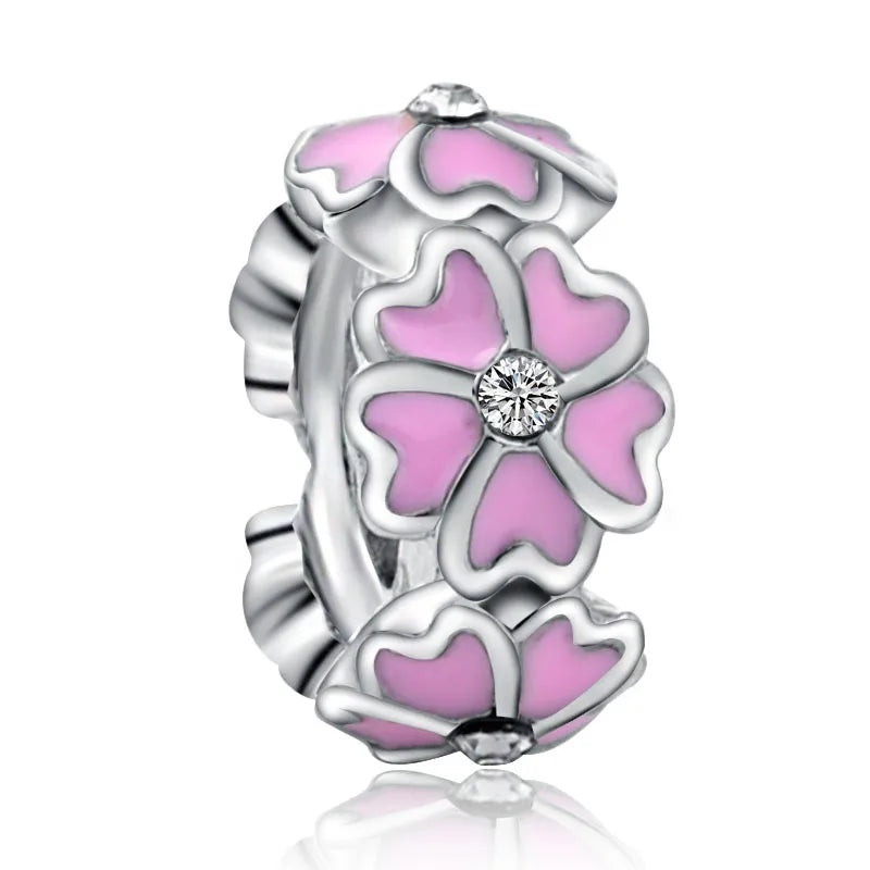 20 PCS/Package Diameter 10mm Alloy Letter Heart Shape Flower Beads