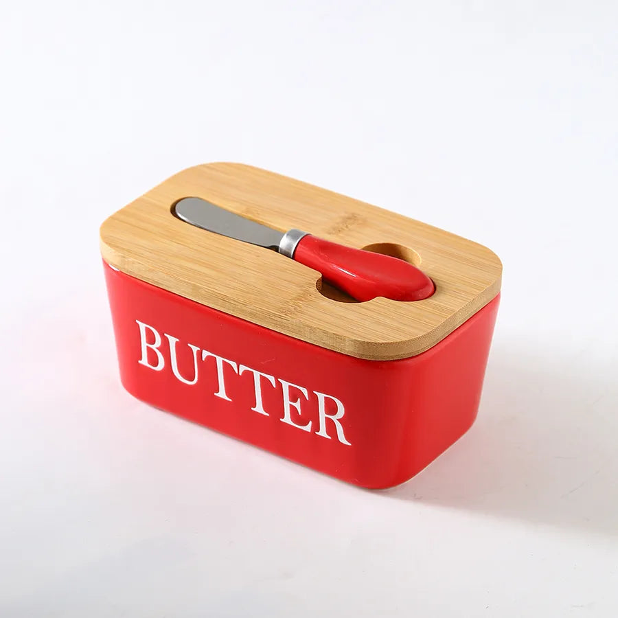 Simple Style Letter Solid Color Porcelain Storage Container Box