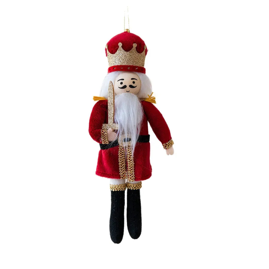 New Christmas Decorations Nutcracker Soldier Pendant Christmas Tree Decor Doll  Style Festive Accessories