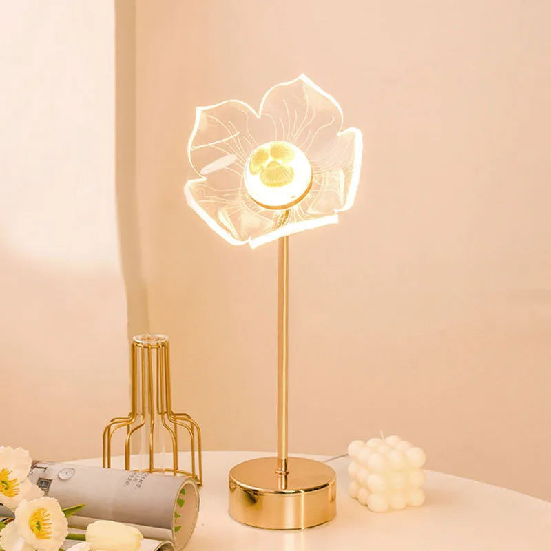 Touch Charging  Style Light Luxury Decorative Atmosphere Lamp Wedding Accompanying Ceremony Table Lamp Bedside Table Lamp High-Level Sense