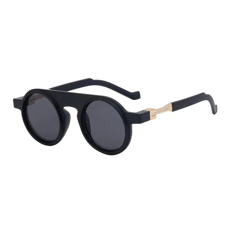 Vintage Style Classic Style Geometric Pc Round Frame Full Frame Men's Sunglasses