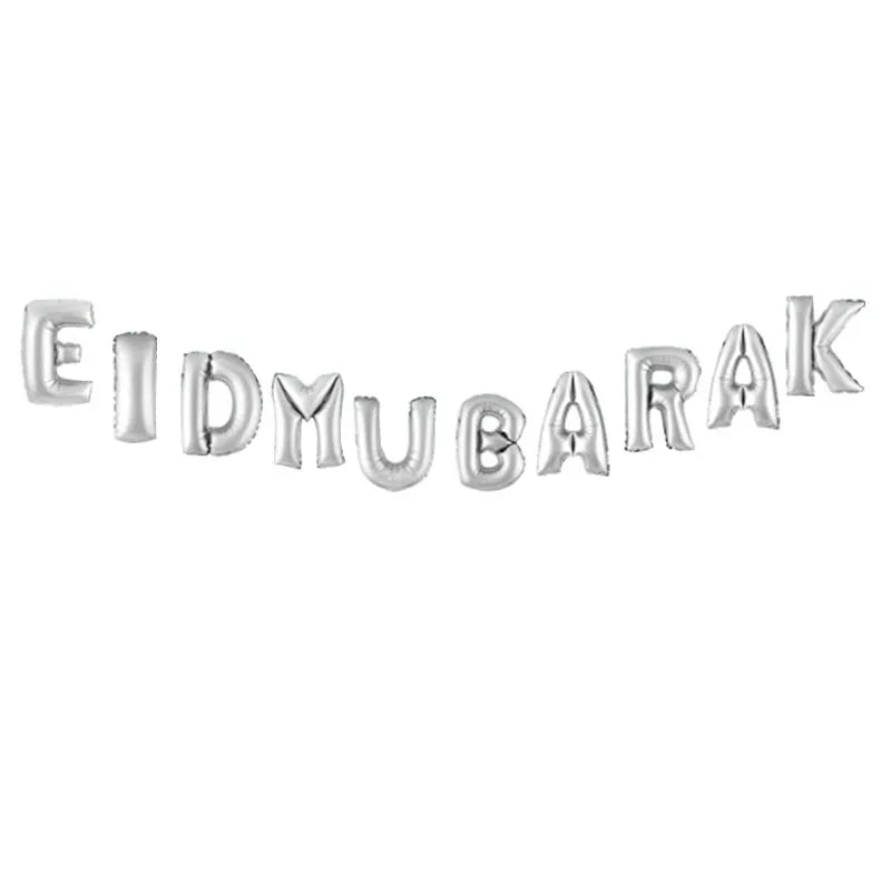 Eid letter aluminum party balloons