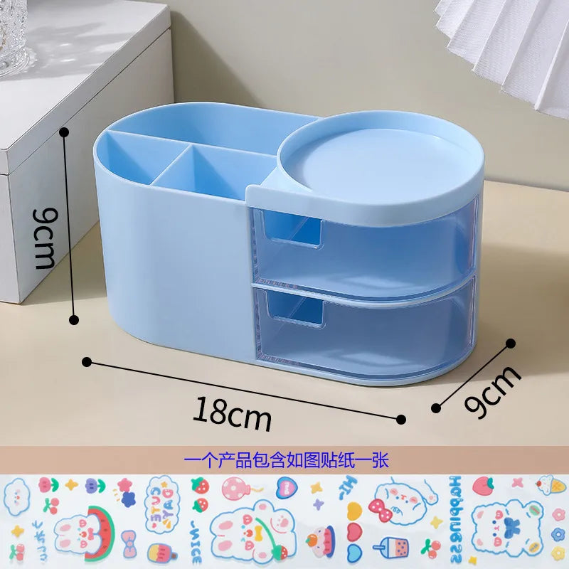 Solid Color PS Plastic Simple Style Storage Box
