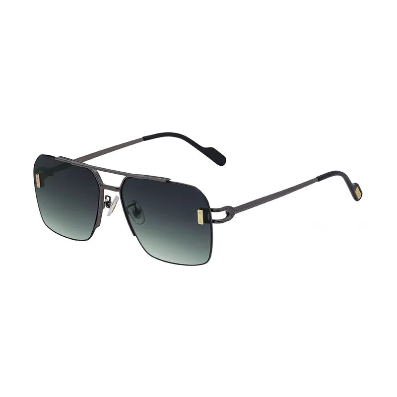 Simple Style Solid Color Pc Square Full Frame Men's Sunglasses