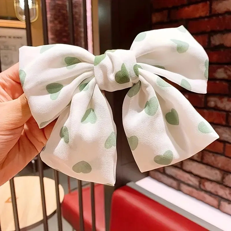 Sweet Women's Bow Knot Cloth Hair Clip