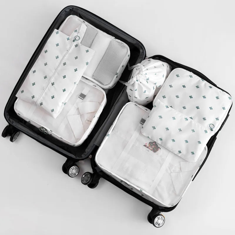 casual solid color cloth storage bag