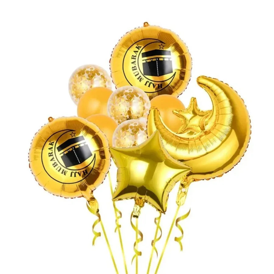 Romantic Star Moon LaTeX Aluminum Film Festival Balloons Party Supplies Balloons 1 Set