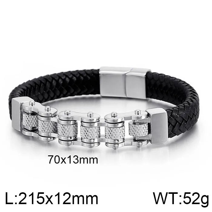 Titanium Steel 18K Gold Plated Punk Modern Style Classic Style Plating Geometric Bangle