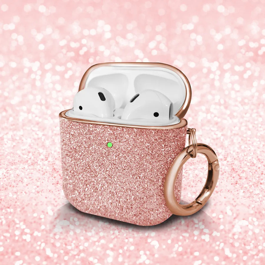 PC Glittery Casual Glam Bluetooth earbuds case Phone Accessories