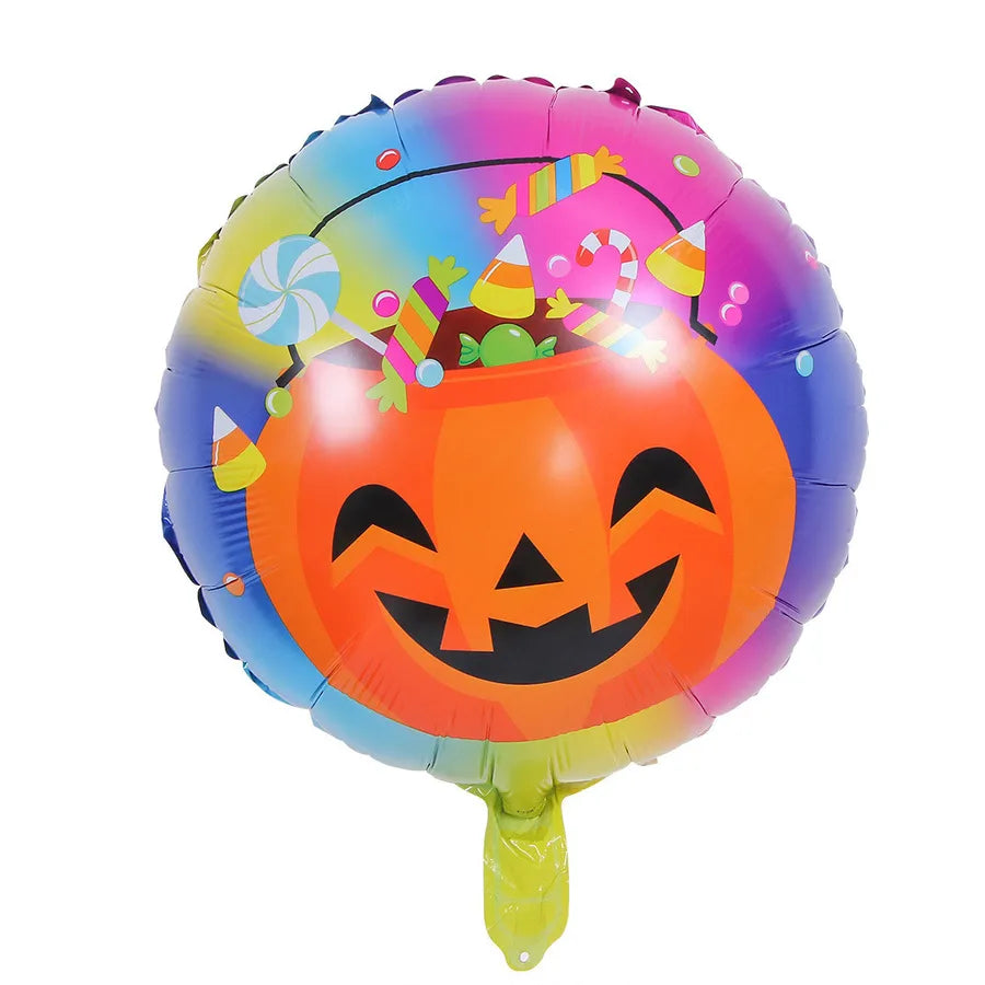 Halloween Pumpkin Bat Skull Aluminum Film Party Balloons Party Supplies Balloons