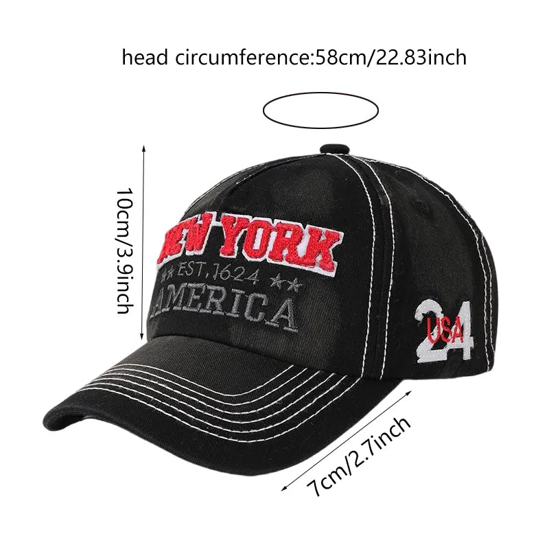 Women's Casual Embroidery Embroidery Letter Embroidery Curved Eaves Baseball Cap
