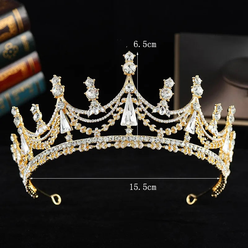 Women's Elegant Crown Alloy Diamond Crown