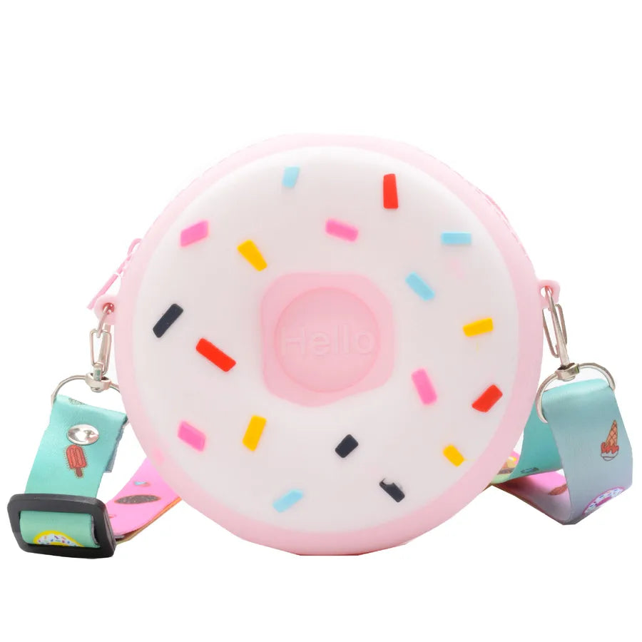 kid's small silica gel fashion coin purse