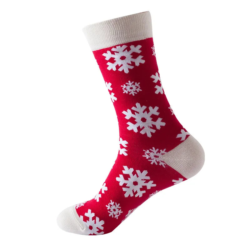 Christmas Cute Modern Style Unisex Christmas Tree Gingerbread Snowman Cotton Polyester Ankle Socks A Pair