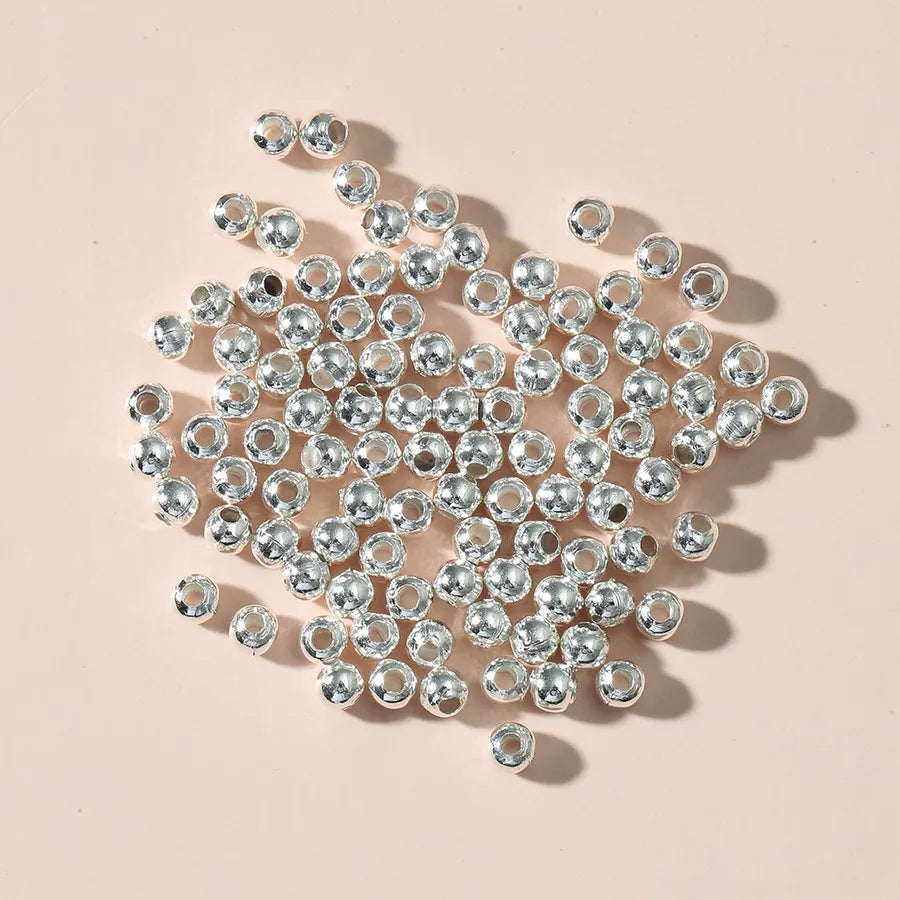 fashion popular ornament basic accessories metal beads 1 pack (100 pcs)