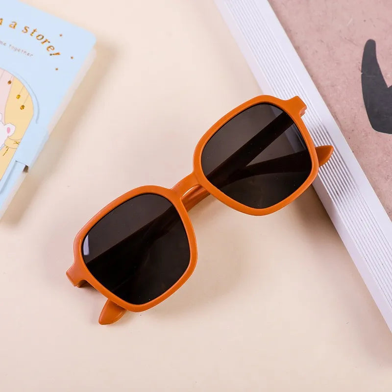 Candy children's sunglasses cute fashion multi-color box children's sunglasses boys and girls photo styling glasses