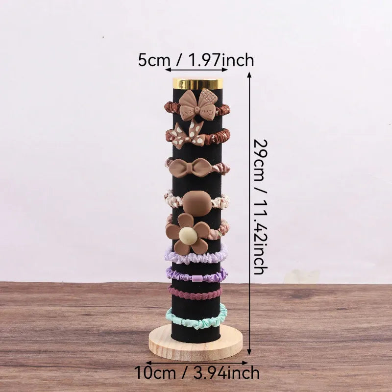 Head Rope Hair Ring Storage Rack Vertical Bracelet Bracelet Jewelry Counter Display Props Cylindrical Jewelry Rack  Hair