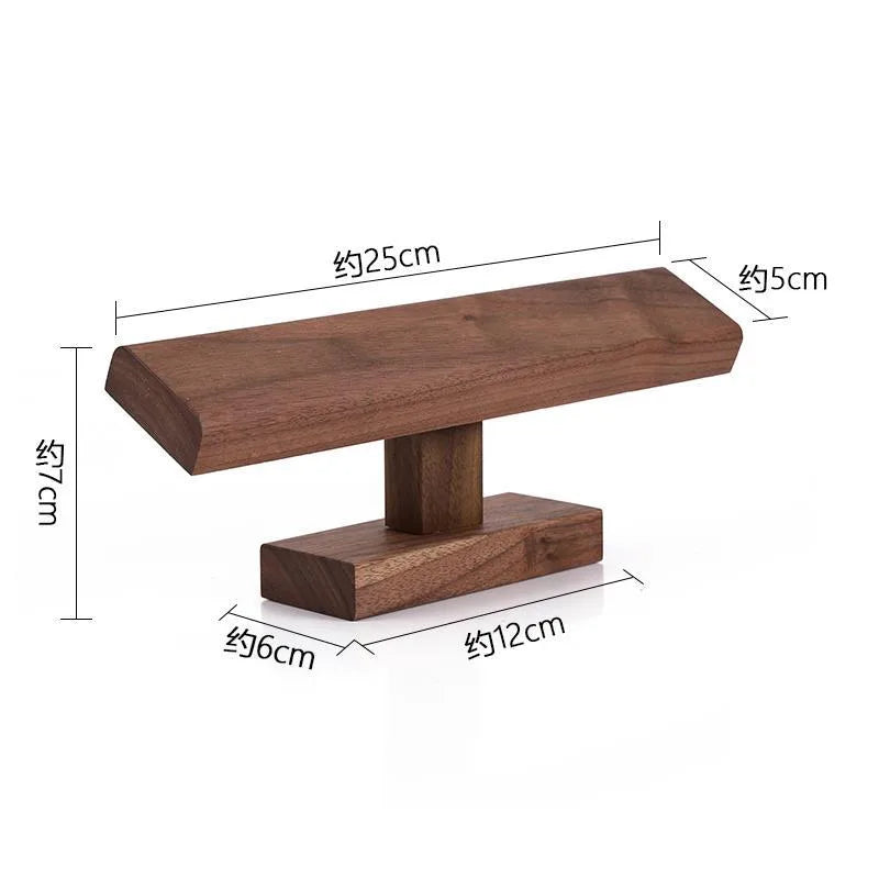 1 Piece solid wood Retro Classic Style Geometric Watch display frame