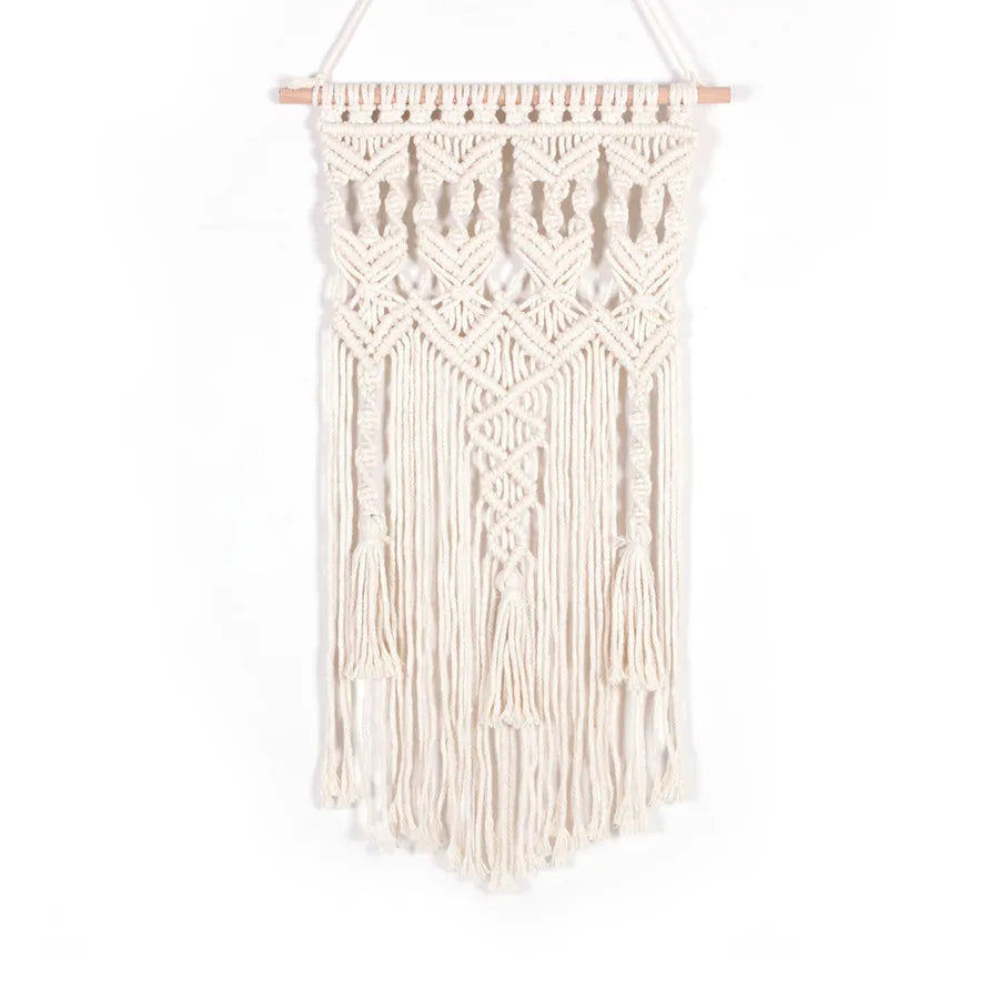 Nordic style woven tapestry div handicraft cotton rope decorative pendant simple B & B tapestry  hot supply