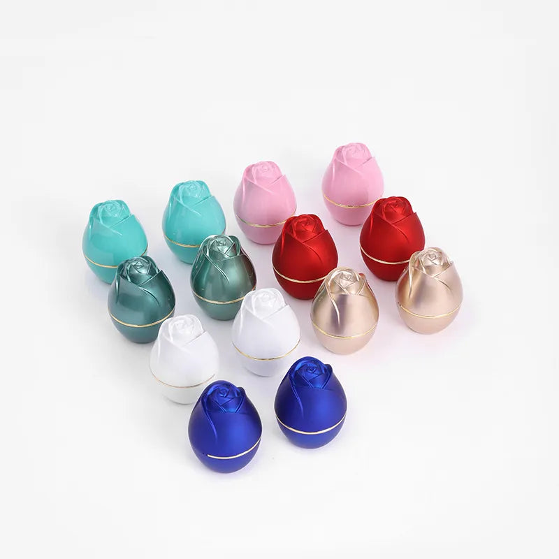 plastic Microfiber Rose Solid Color Jewelry Boxes